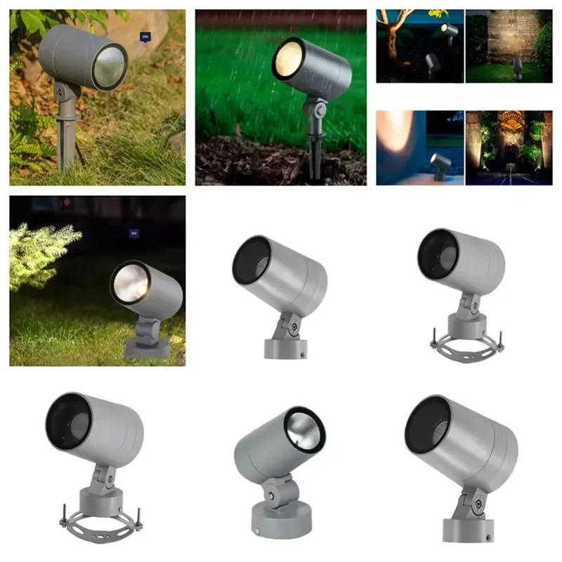IP65 Waterproof 10W COB Spot LED Garden Light Aluminum Lamp Body for Outdoor Landscape Lighting for Modern Flood Lights