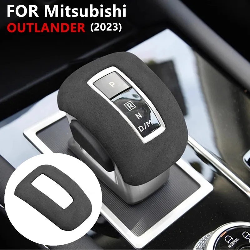 

Car Shift Head Cover Protective Cover Flip Fur Shift Cover Decorative Cover For Mitsubishi OUTLANDER 2023