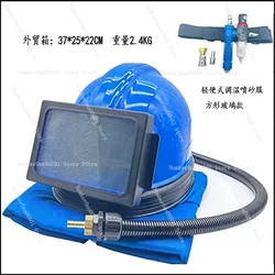 Sand Blast Helmet, Sandblasting  Hood With Air Breathing Hose