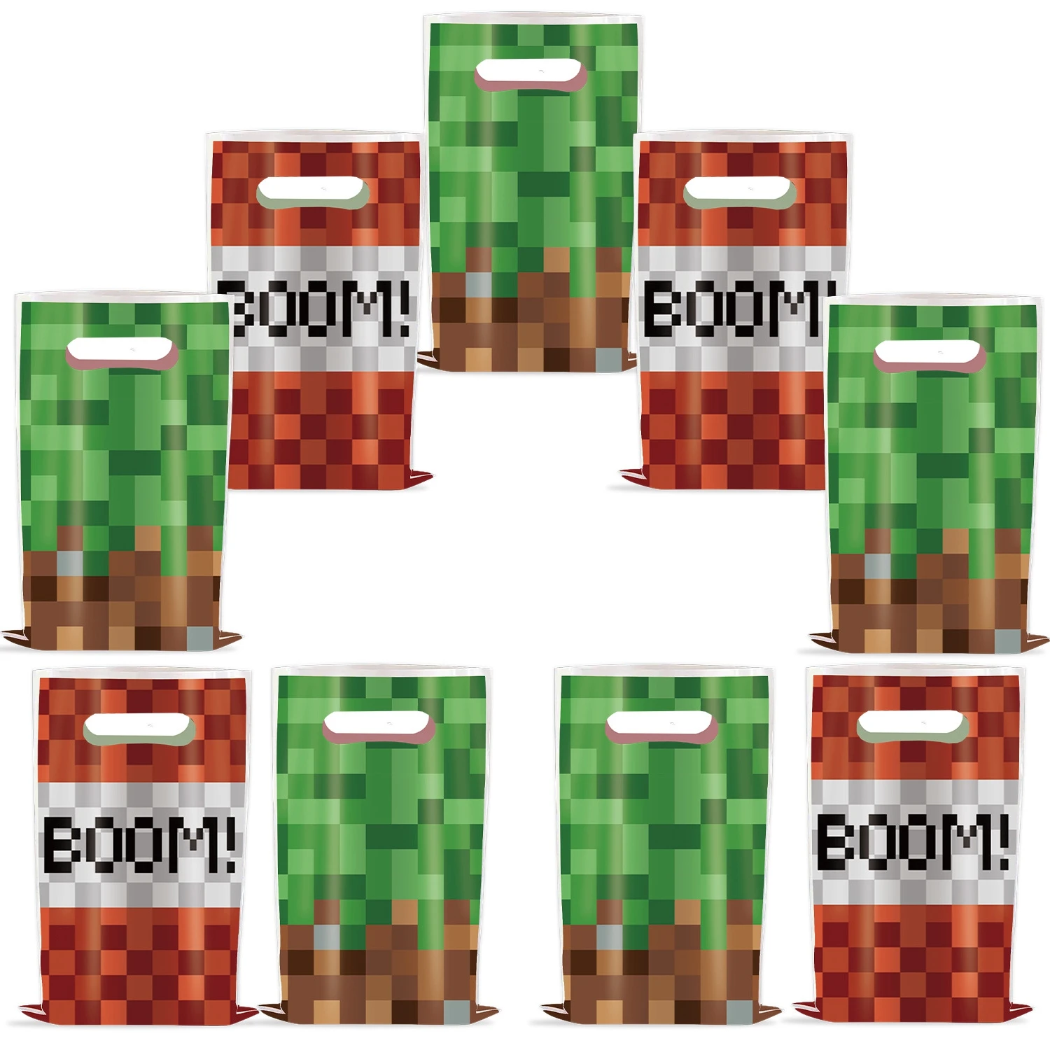 Minecraft Themed Plastic Gift - đánh giá và giá Party Games Minecraft