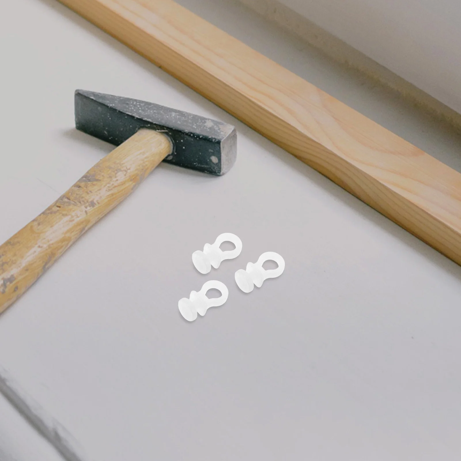 100 шт., белые пластиковые S-крючки, раздвижная дорожка для хранения на кухне, компактные универсальные крючки для подвешивания посуды, шкафа, растений