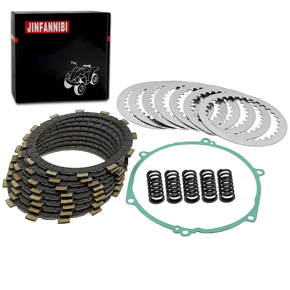 For Kawasaki KX250 1992-2000 2001 2002 2003 2004 2005 2006 2007 Clutch Kit Heavy Duty Springs & Cover Gasket