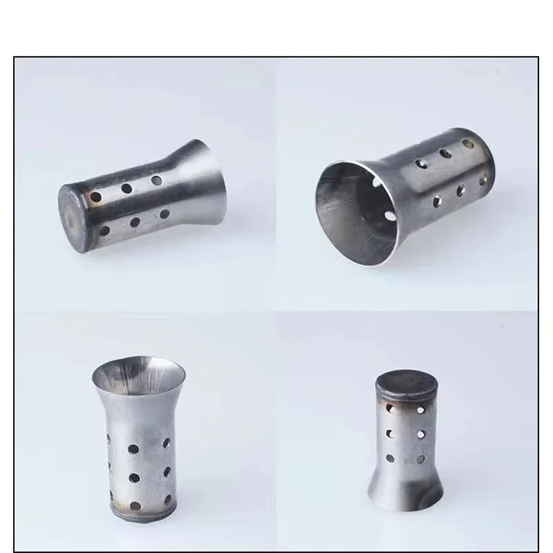 Motorcycle Exhaust Muffler - Stainless Steel Adjustable & Removable Noise Reduction Baffle Insert (Compatible) image 2