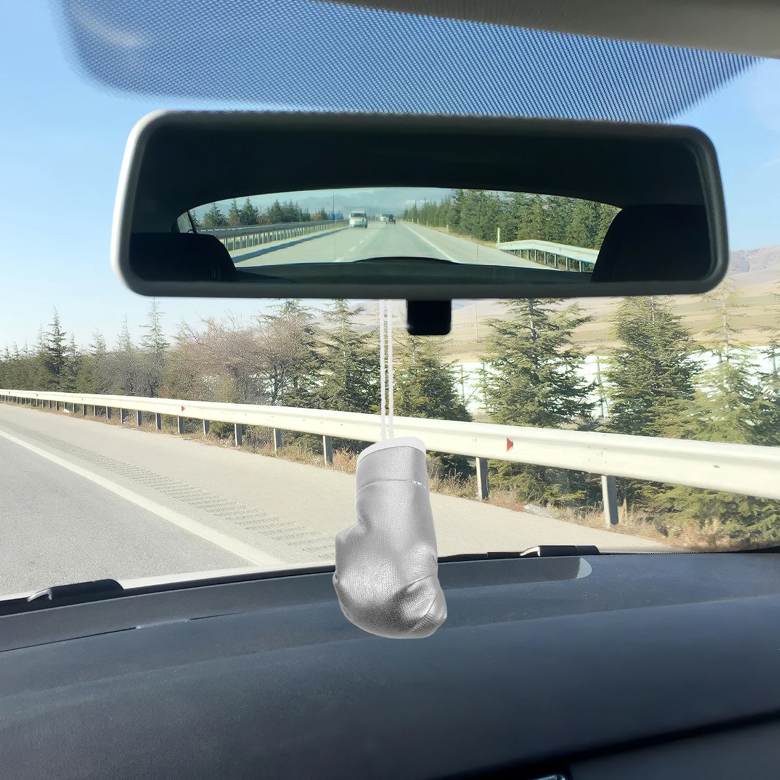 

1Pair Mini Boxing Gloves Keychain Creative Car Accessories Handbag Charms Purse Pendant Stylish Bag Decoration Unique Sports