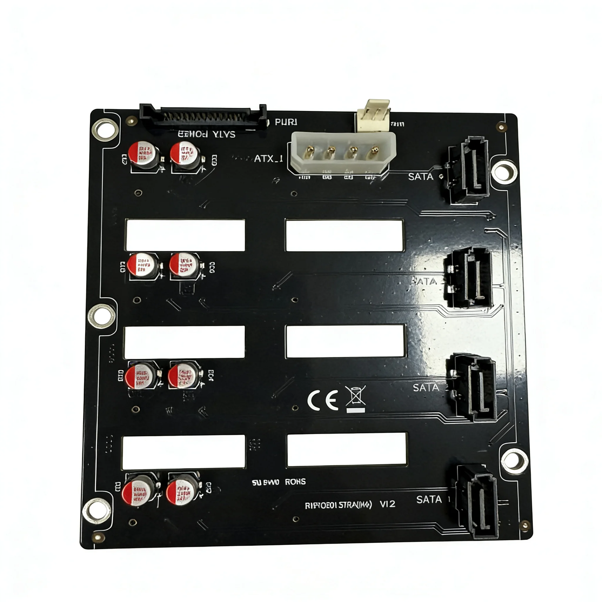 JONSBO N4 NAS Chassis Accessories SATA Hard Disk Expansion Backplane 4 Interface Compatible Server/PC Hard Disk Expansion