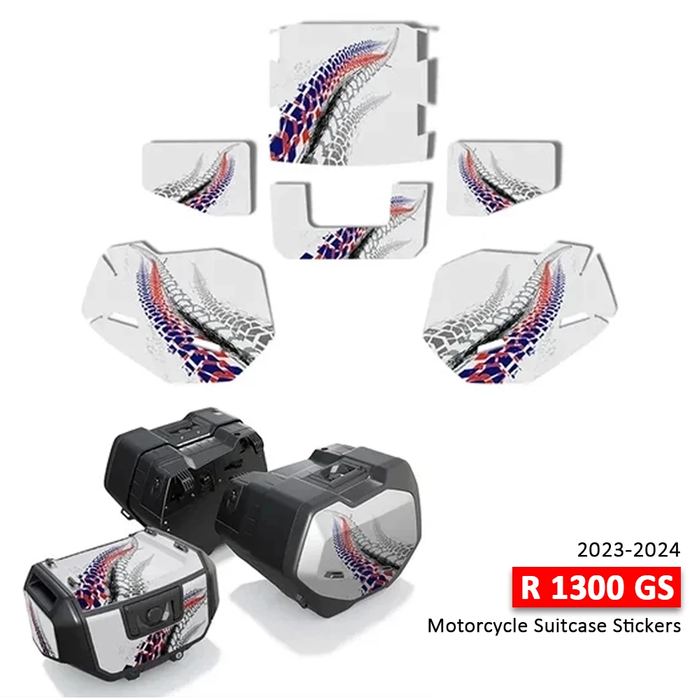 

For BMW R1300GS R 1300 GS Trophy R1300 GS Option 719 Triple Sticker Protector Motorcycle Suitcase Stickers Decals 2023-2024