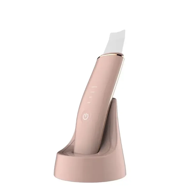Ultrasonic Scrubber EMS Facial Spatula Blackhead Remover Face Scrubber Deep Pore Cleansing  fast shipping