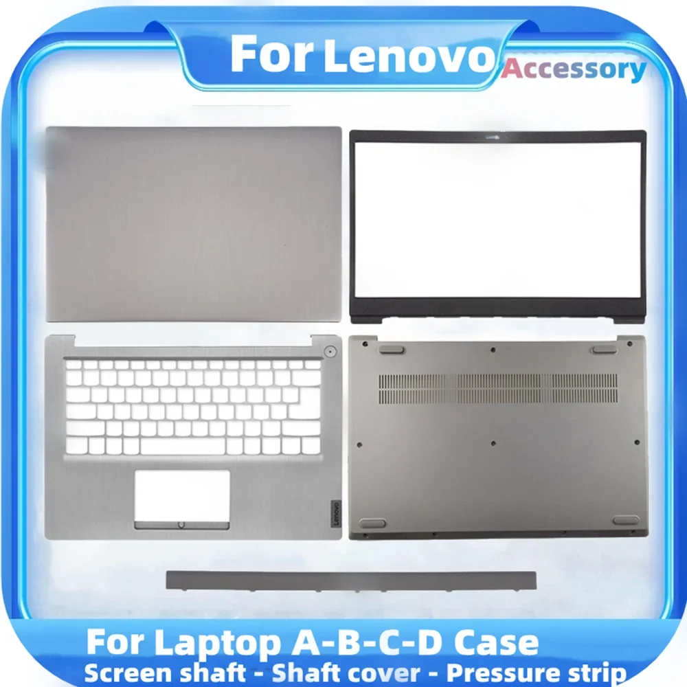 New LCD Back Cover For Lenovo IdeaPad 3-14 3-14ADA05 3-14ARE05 14IML05 14IIL05 Front Bezel Palmrest Bottom Case Hinge Cover