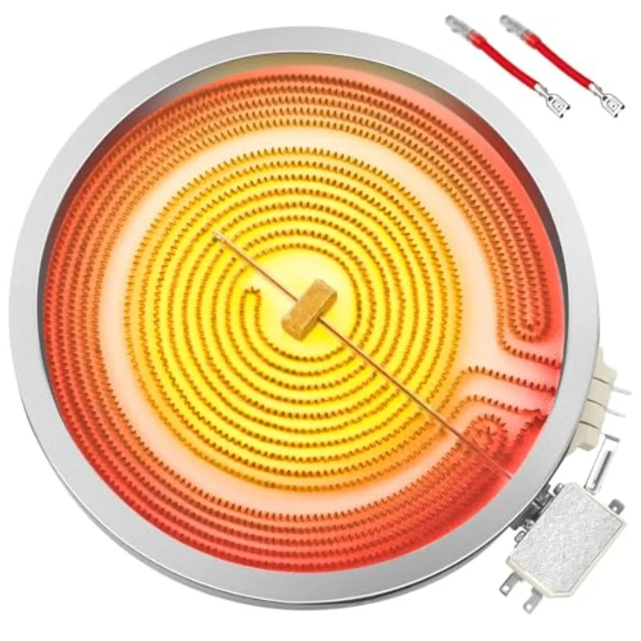 

Puxyblue WB30X24111 9-In Dual Range Radiant Surface Element Compatible with GE Range Radiant Element