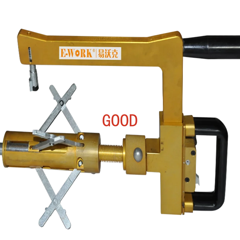 

110-400mm Adjustable Support Frame Rotating PE Pipe Manual Scraper Tools ERS400