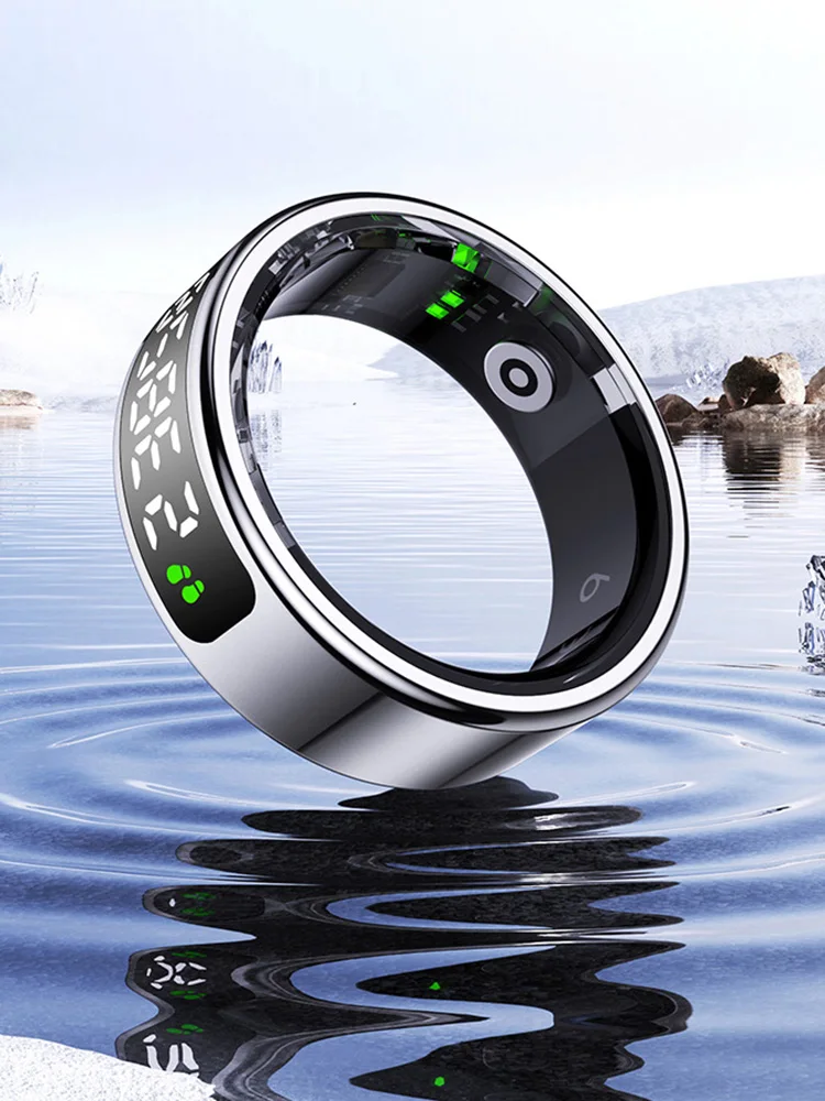 Anillo inteligente rastreador de salud con frecuencia cardíaca oxígeno en sangre monitoreo del sueño anillo de salud anillo de seguimiento de Fitness para mujeres y hombres