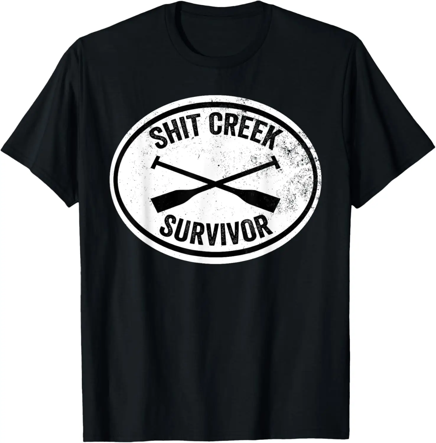 

Funny Shit Creek Survivor Survival Team Gift T-Shirt