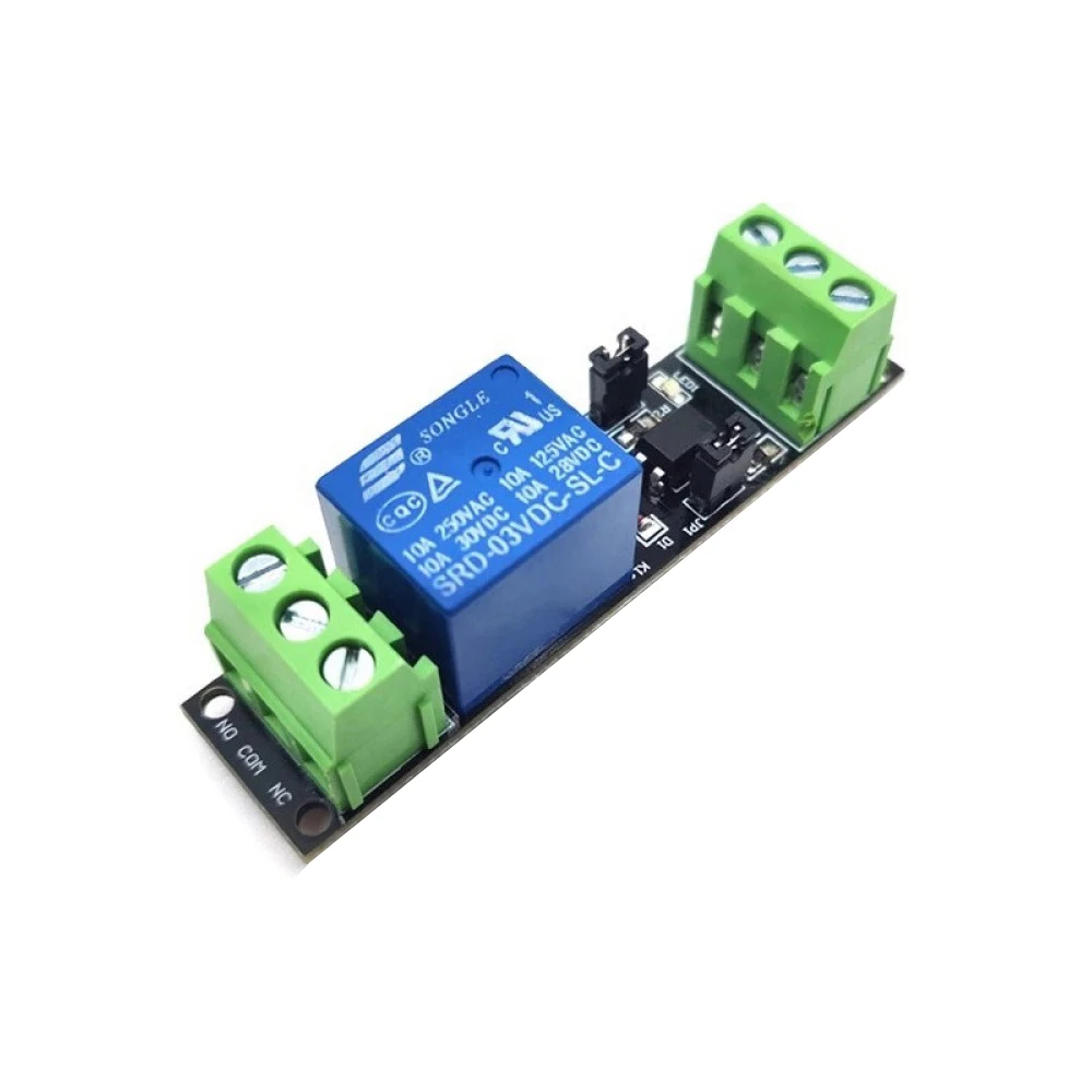 

3V 5V 12V 24V Single Channel Relay Isolation Drive Control Relay Board High-level Signal Drive Relay with Signal Indicator Light