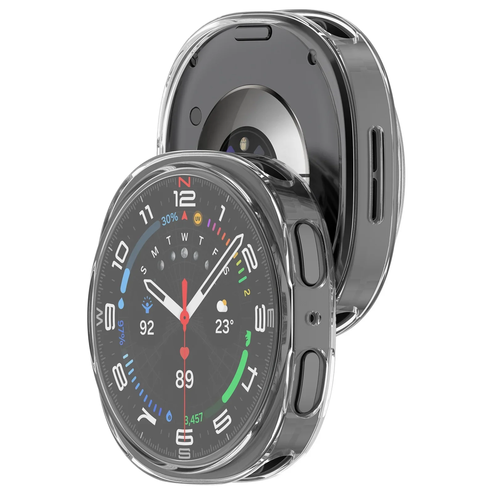 Silicone TPU Case Glass For Samsung Galaxy Watch 8 40mm 44mm Full Cover Screen Protector Bumper For Watch 8 Classic Cover Shell image 6