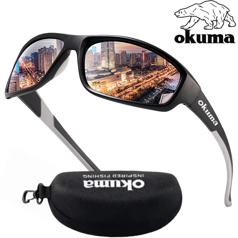 

Okuma new fashion outdoor polarized glasses UV400 for cycling fishing driving camping and other sports