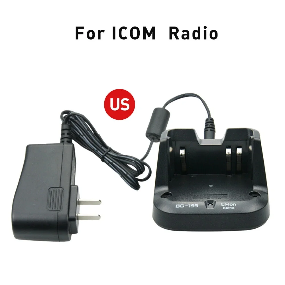 Carregador rápido de íon-lítio BC-193 para ICOM F4102D IC-F3002 F4002 F4003 IC-F3001