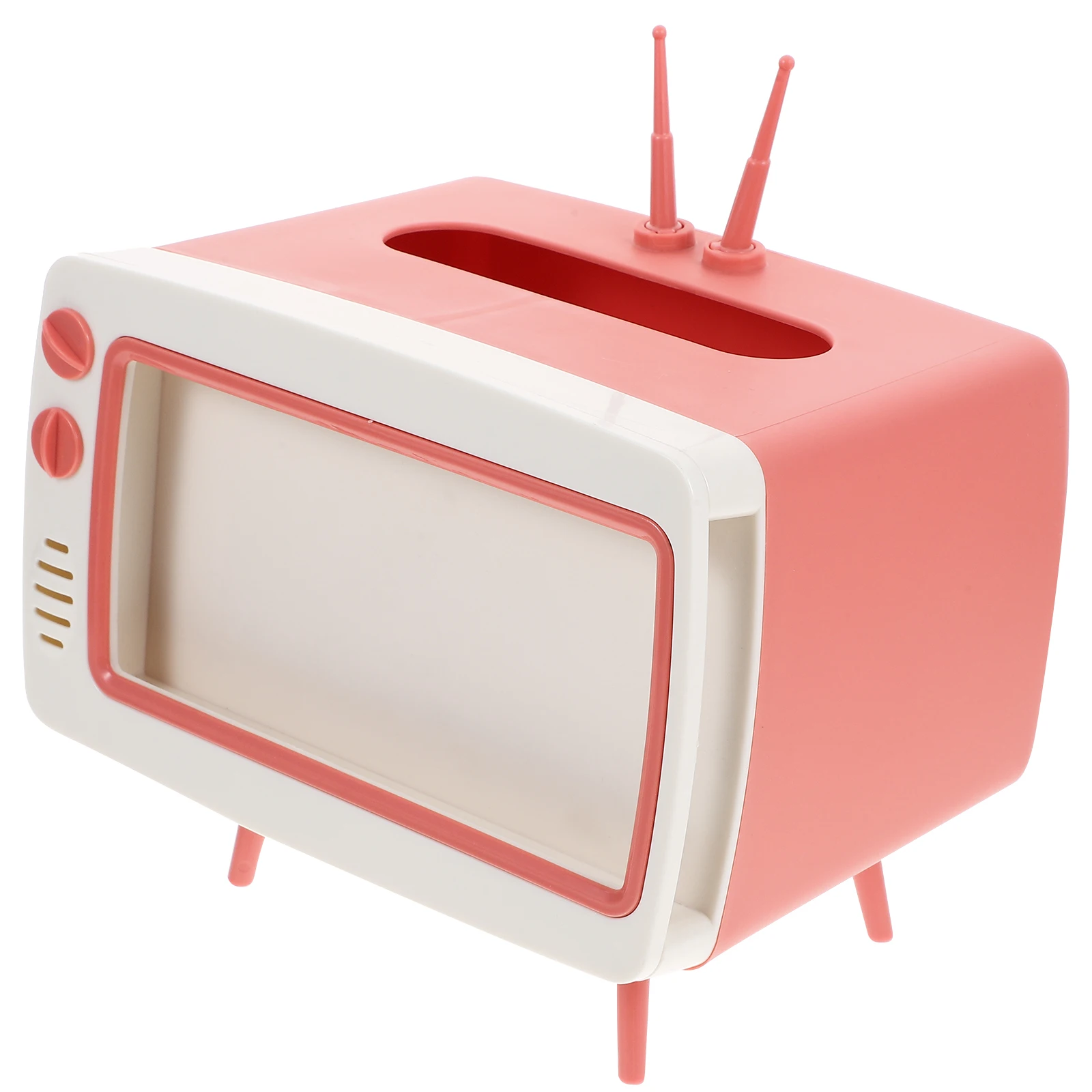 

1pc Creative Tissue Box Pink Cute Multi-functional Napkin Dispenser Paper Holder Bathroom Bedroom Decorative Storage