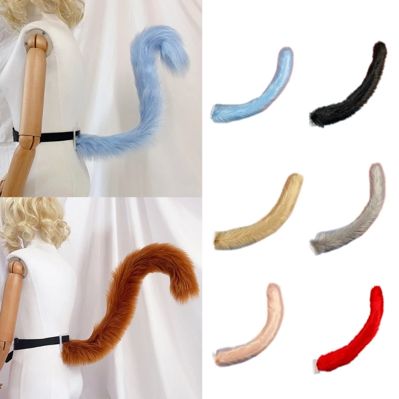 Queue fourrure pour queue chat Cosplay queue chat queue en peluche réglable accessoire chat Furr