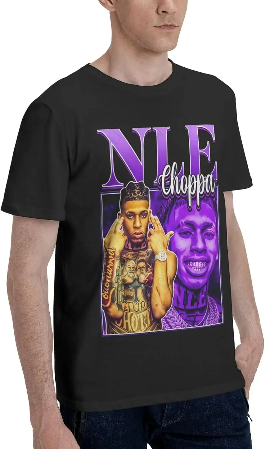 Mens Classic T-Shirt Short-Sleeve Unisex Teens Stretch-Cotton Shirts