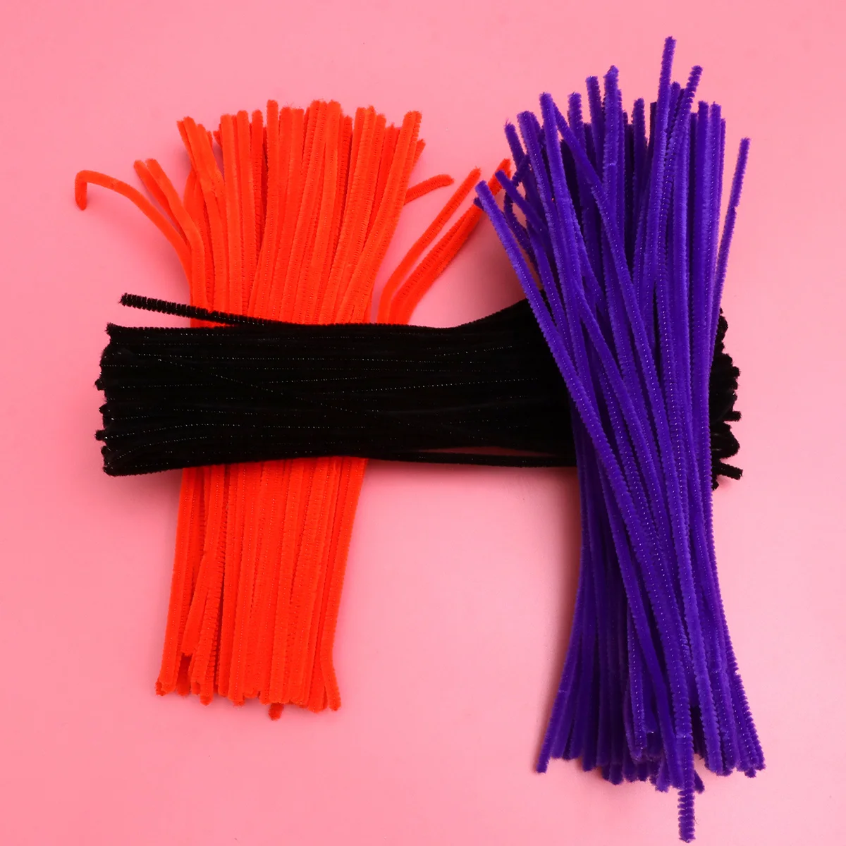 300 stuks draaibare stokken kleurrijke massaal staven voor doe-het-zelf handgemaakte kunst vroege onderwijs oranje zwart licht paarse staven