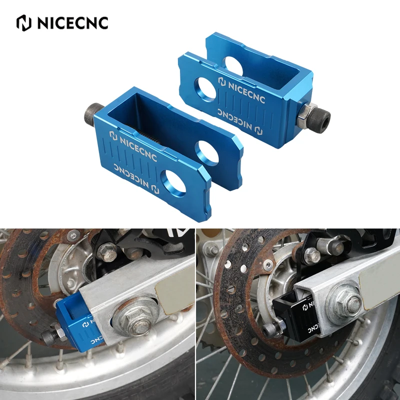 

NICECNC Aluminum Rear Chain Adjuster Axle Block For Yamaha YZ85 YZ 85 2002-2018 2017 YZ80 YZ 80 1993-2001 Motorcycle Accessories