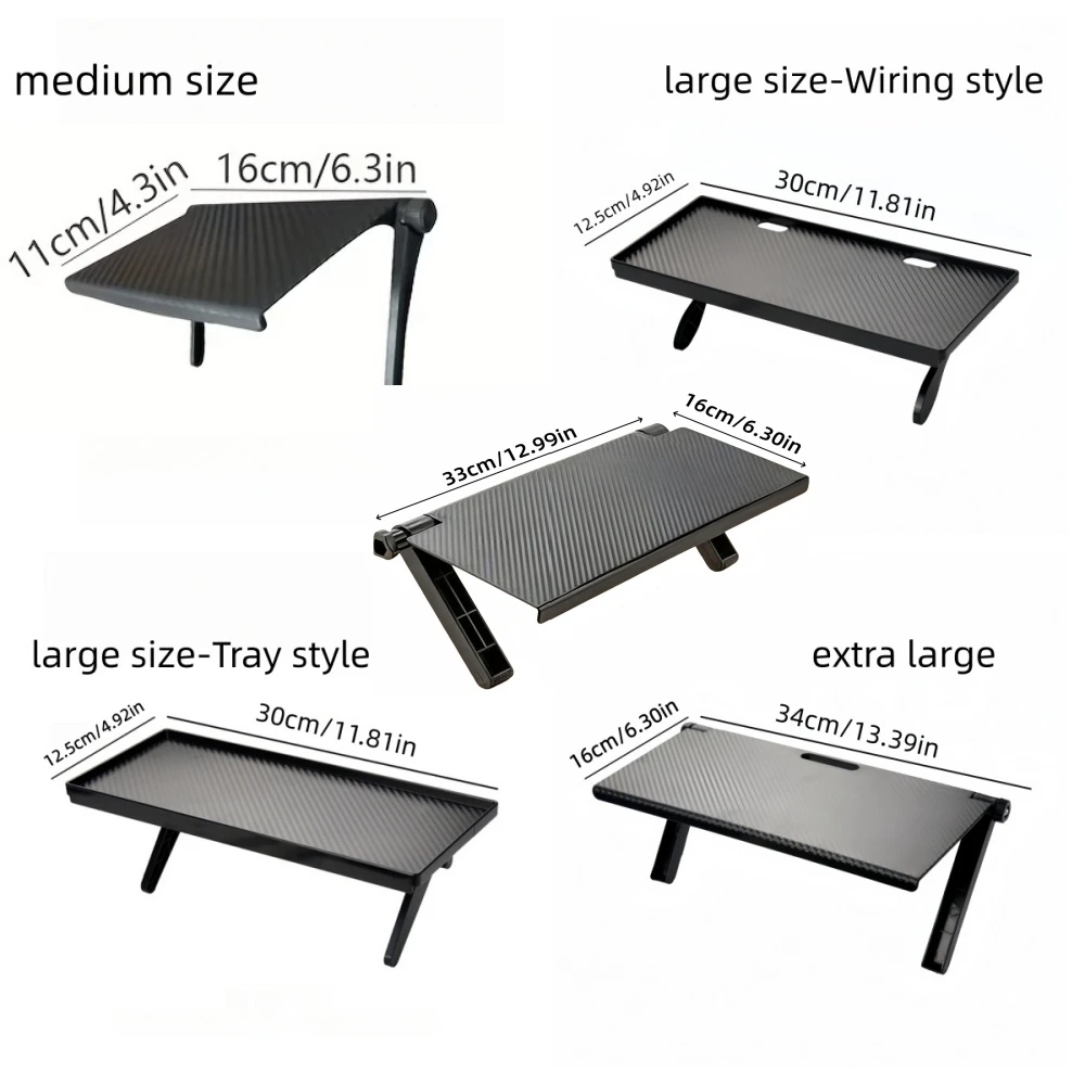 TV Screen Top Storage Shelf Adjustable Computer Monitor Desktop Screen Top Storage Rack Router Shelf Rack Home Organizer
