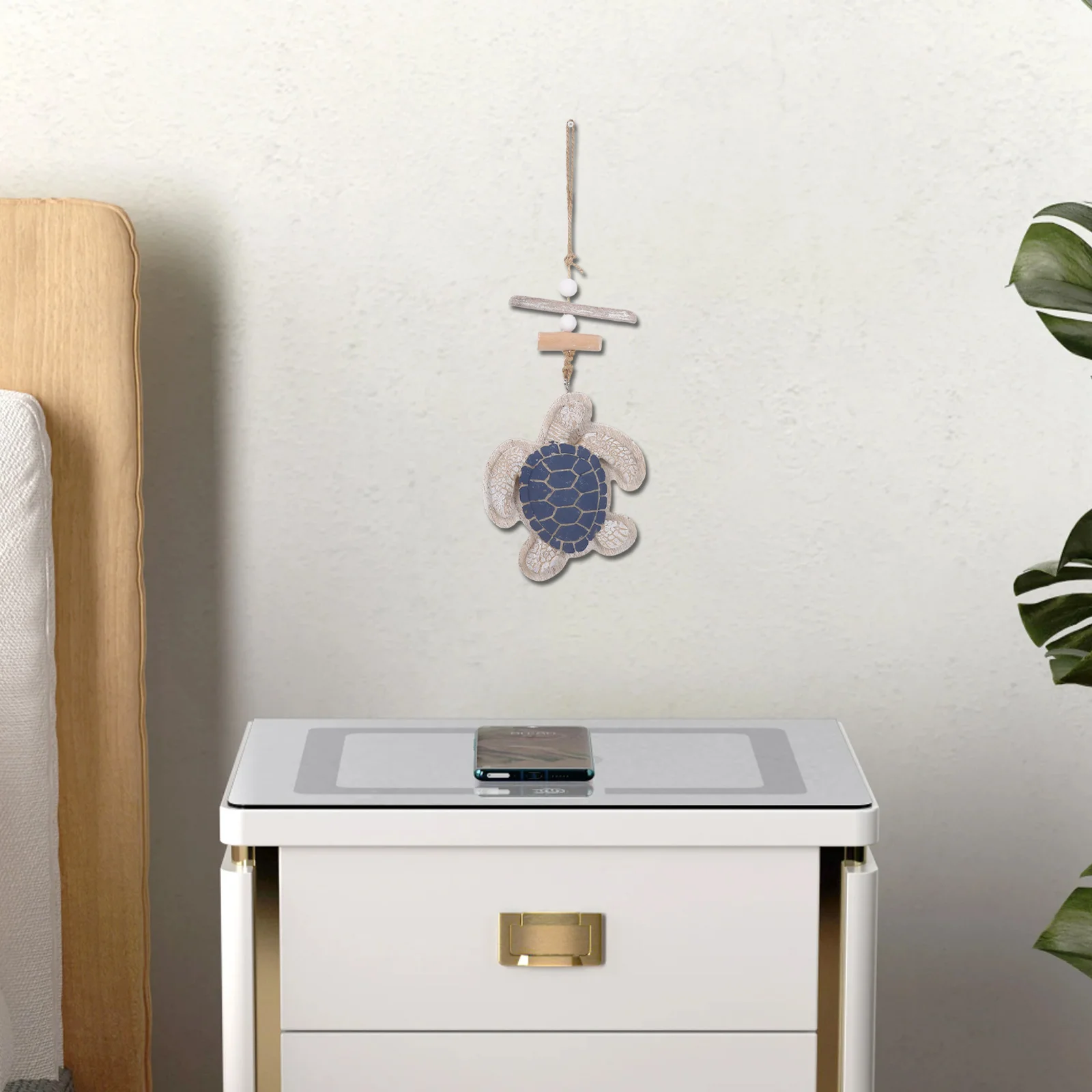 

Rustic Wood Sea Turtle Wall Hanging Coastal Beach Decor Nautical Theme 3D Craftsmanship Blue Sea Turtle Wall Decor