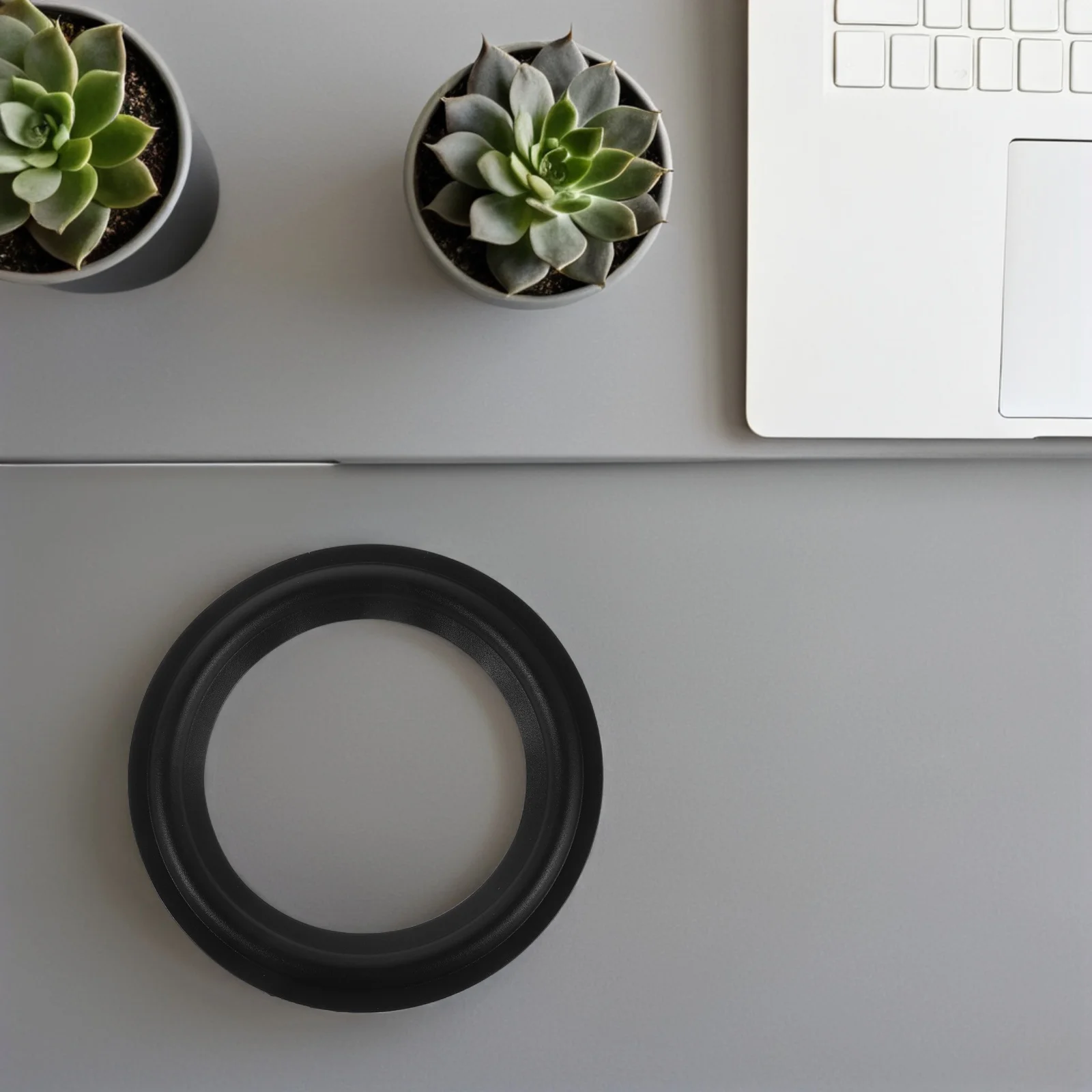 5 قطع من حلقات حافة مكبر الصوت المطاطية، جوانات محيطية مرنة متينة لسهولة التركيب، قطع غيار الإصلاح المتوافقة مع #4