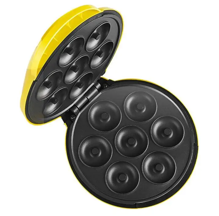 Mesin pembuat wafel elektrik dua sisi, mesin cetakan kue telur otomatis pemanas dua sisi, mesin makanan penutup