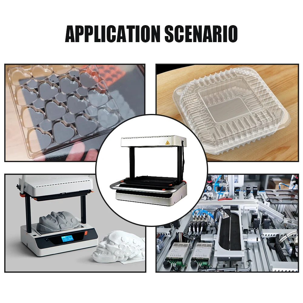 Small Maker 3D Modeling Vacuum Former Manual Plastic Vacuum Forming Machines