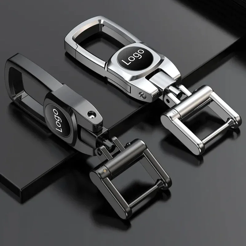 

For Volvo Xc60 V50 V40 Xc90 S60 S40 S80l V90 V60 Ex90 S90 Xc40 C40 Car Key Rings Keychain Metal Keyring Accessories