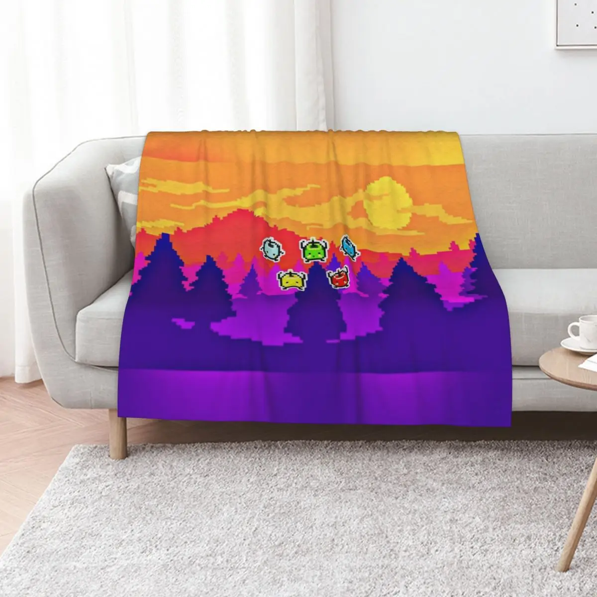 

Stardew valley junimos Throw Blanket Decorative Sofa Flannel Luxury Brand Kid'S Blankets