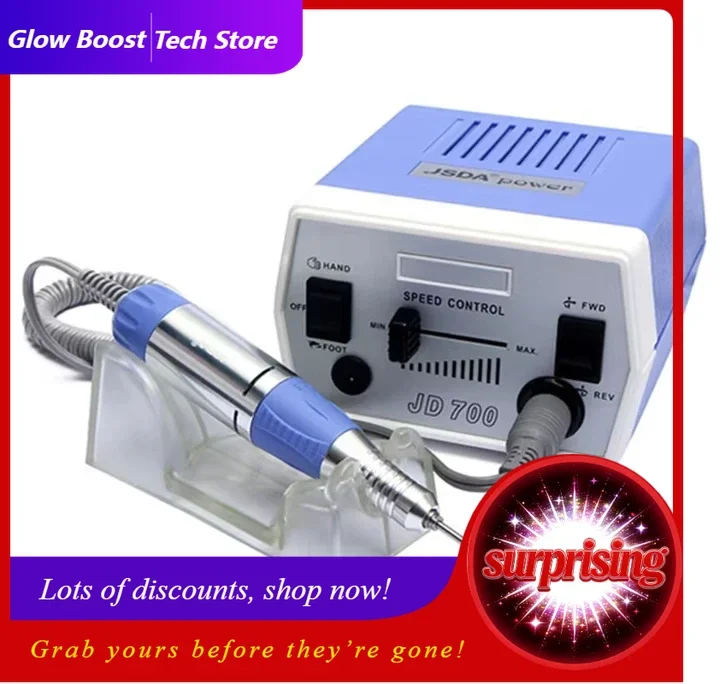 

NYJD700 Pedicure Nails Art Gel Polisher Electric Grinding Nail Drill Bits Machine for Salon Use Professional