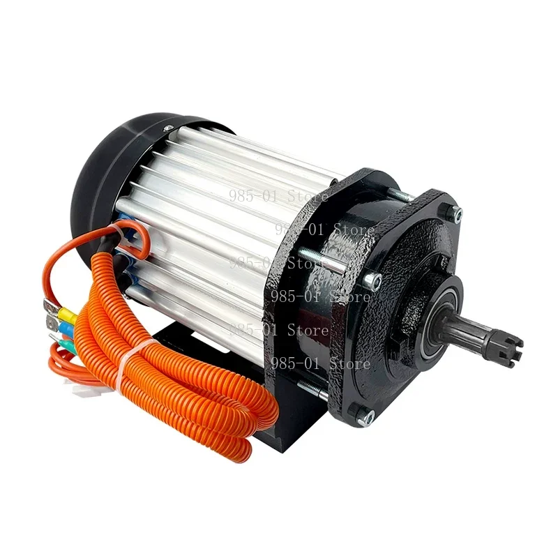 10KW Hochgeschwindigkeits-Bürstenloser Gleichstrommotor 48V 72V 5000 U/min für Elektromotorrad Rasenmäher Ersatz