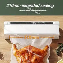 Wet Dry Vacuum Sealer Portable Small Household Food Bag Sealing Machine Electric Food Preservation Vacuum Packaging Machine