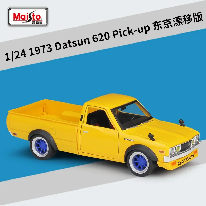 Merck Figure 1:24 Modified Tokyo Drift 1973Datsun 620 Pick-up Alloy Car Model