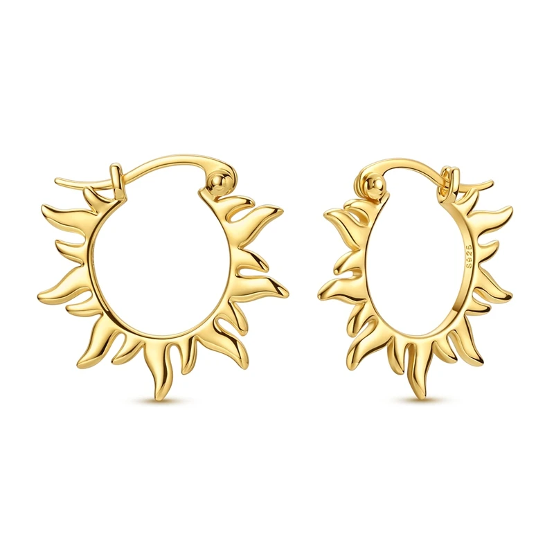 Golden Sun Earrings… - image