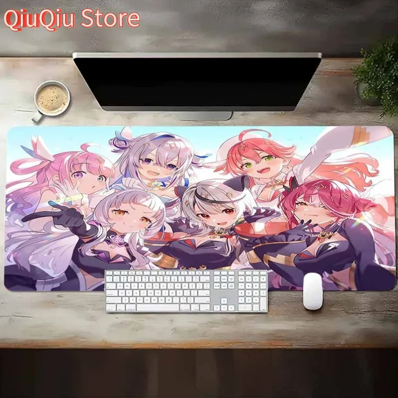 قطعة واحدة من لوحة ماوس ACMALCO Anime Girls - سجادة مكتب مطاطية قابلة للغسل وغير قابلة للانزلاق، ملحقات مكتبية ممتازة للألعاب مع شخصية نابضة بالحياة #1