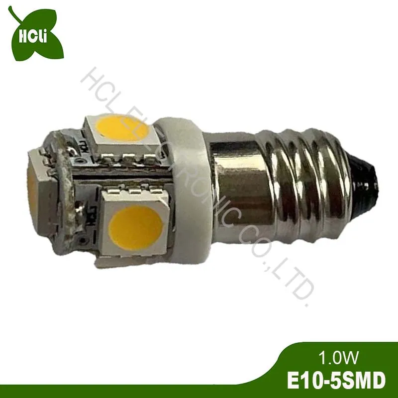 High quality DC3V 4.5V 5V 6V 6.3V 12V 24V E10 Led Lights Warning Light Car Interior Clearance Side Lamp free shipping 5pcs/lot