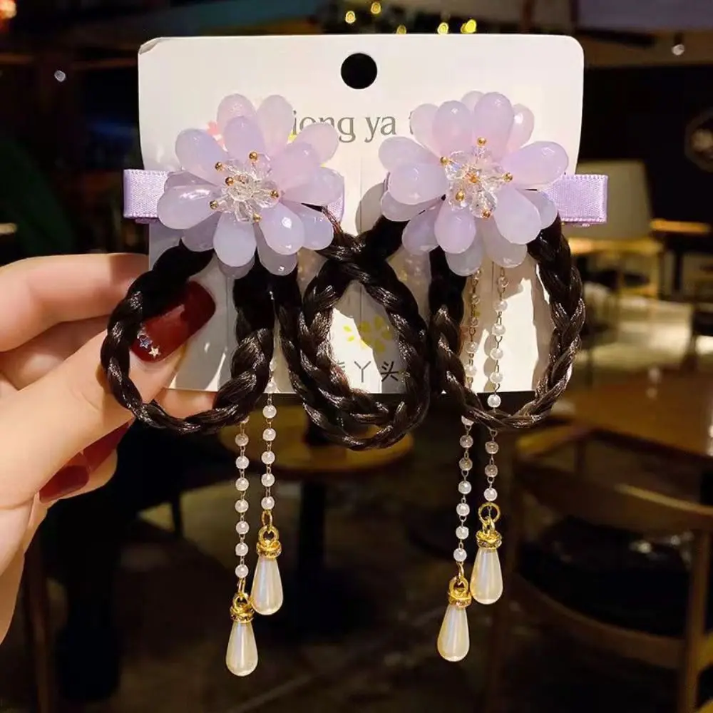 

Аксессуары для одежды Han, заколка для волос с бантом, детская заколка для волос, заколка для волос в древнем стиле, парик, коса, головной убор, женские аксессуары для волос