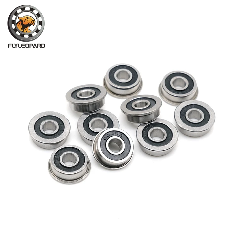 

(5PCS/lot) F6800 RS 2RS LF-1910RS Flanged Flange Deep Groove Ball Bearings 10 x 19 x 5mm High Quality