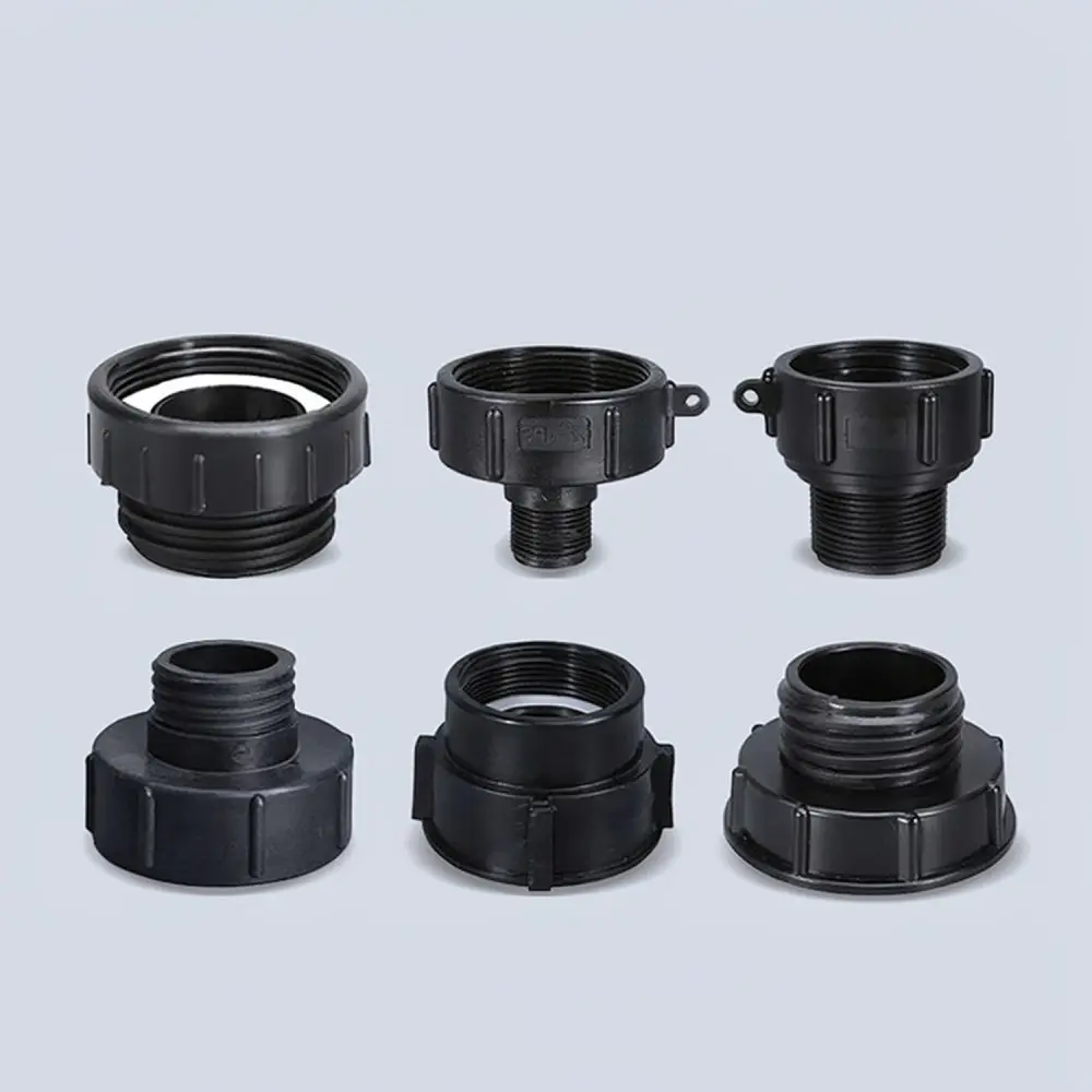 IBC Tote Tank Adapter For Industrial Fluid Valve Connector S60 Thread To Pipe Fitting Liquid Transfer Solution