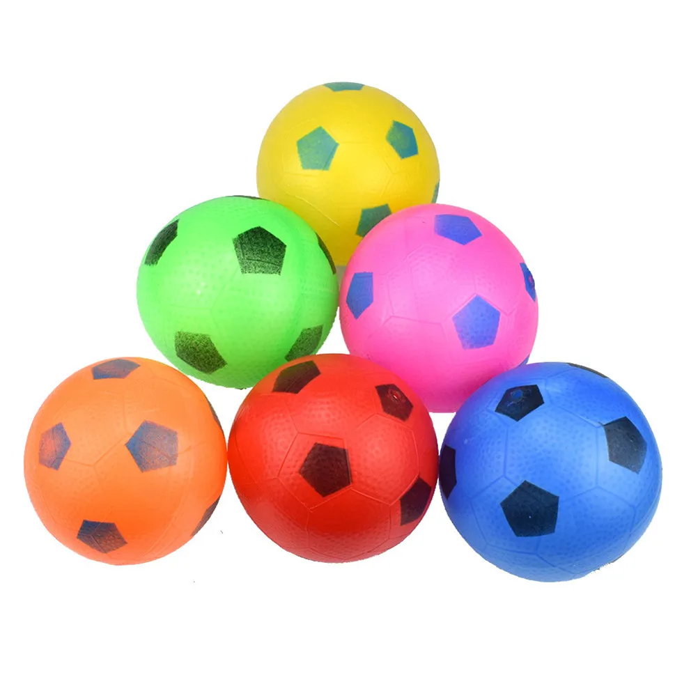 15Pcs Small Inflatable Soccer Ball PVC Plastic Beach Ball Bright Color for Kids Outdoor Pool Party Summer Beach Entertainment view 2