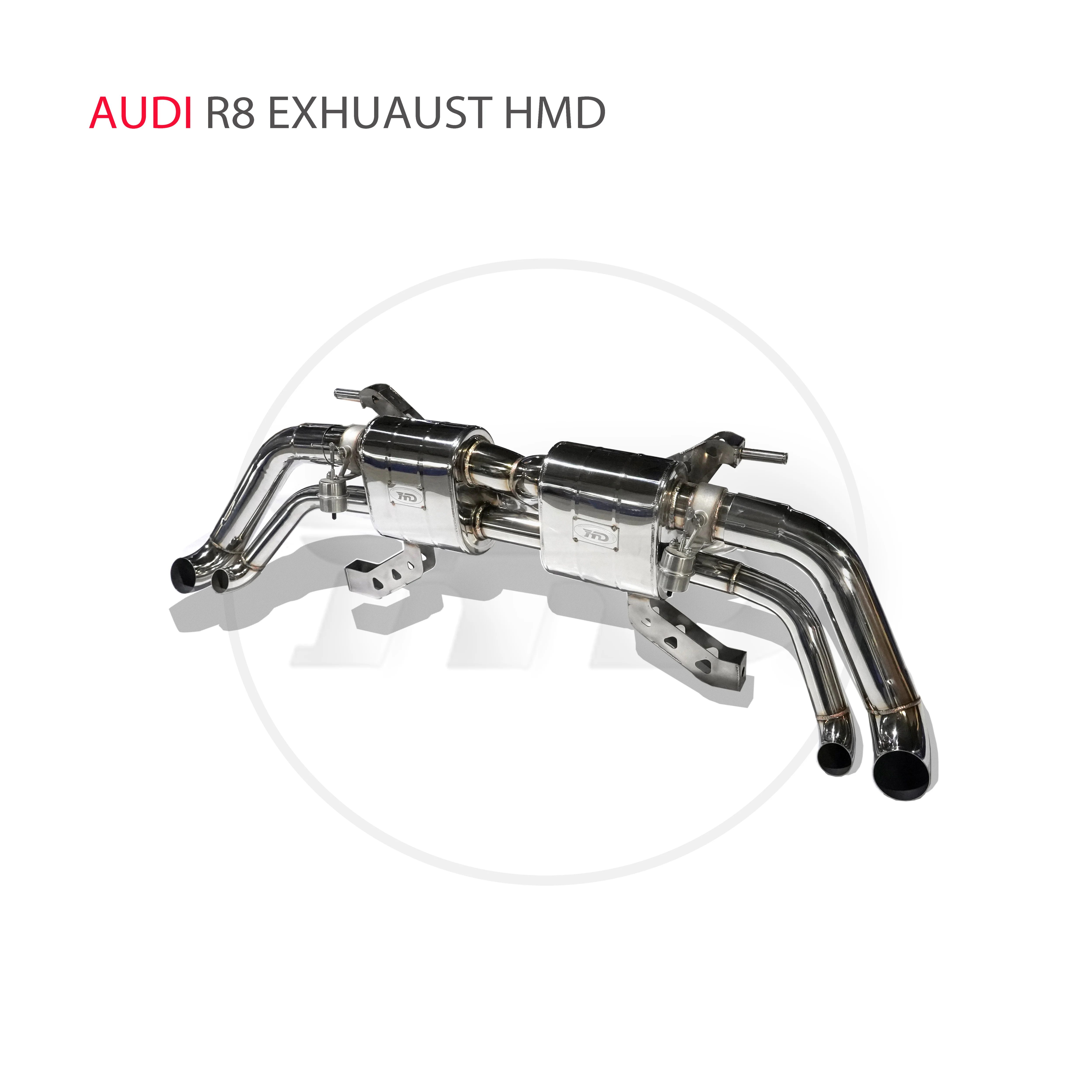 

HMD Stainless Steel Exhaust System for Audi R8 5.2L Auto Catback Modification Electronic Valve