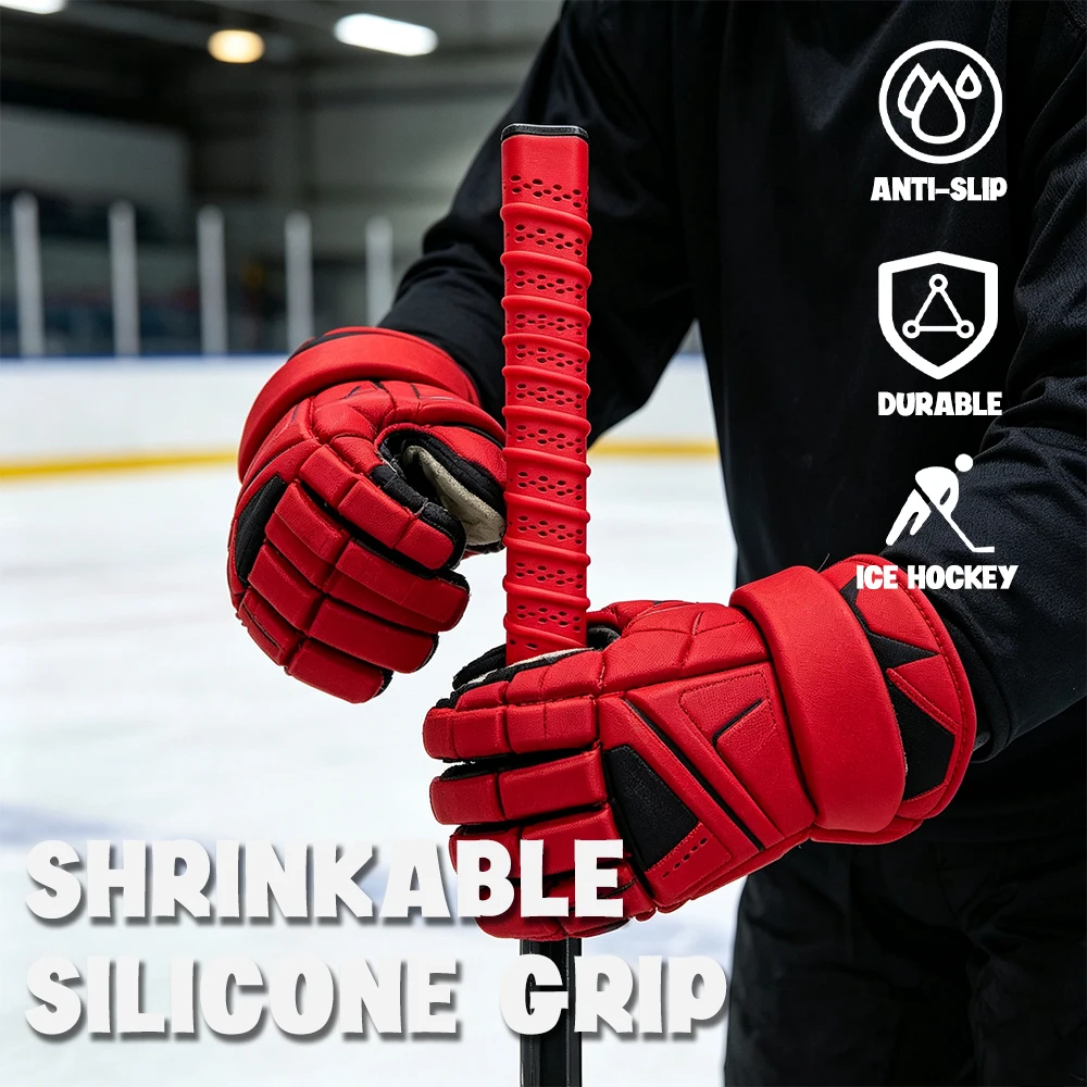 UICE Hockey Stick Grip Ice Hockey Stick Grip Cool Shrinkable Silicone Grip For Hockey Tennis Pickleball Badminton Sports Grips