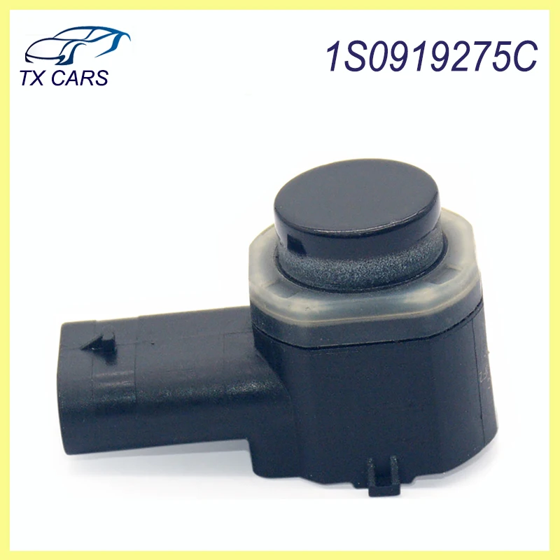 1S 0919275 Sensor Parkir PDC Warna C Hitam untuk Kursi Skoda Audi V W