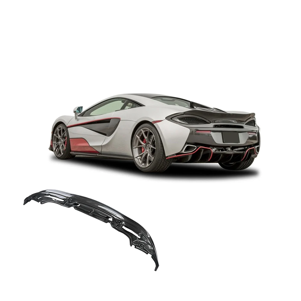 

For McLaren 540C 570S Coupe Spider 15-18 Tail Wing Real Carbon Fiber Rear Trunk Spoiler Wing Car Modified Bodykit Vors Design