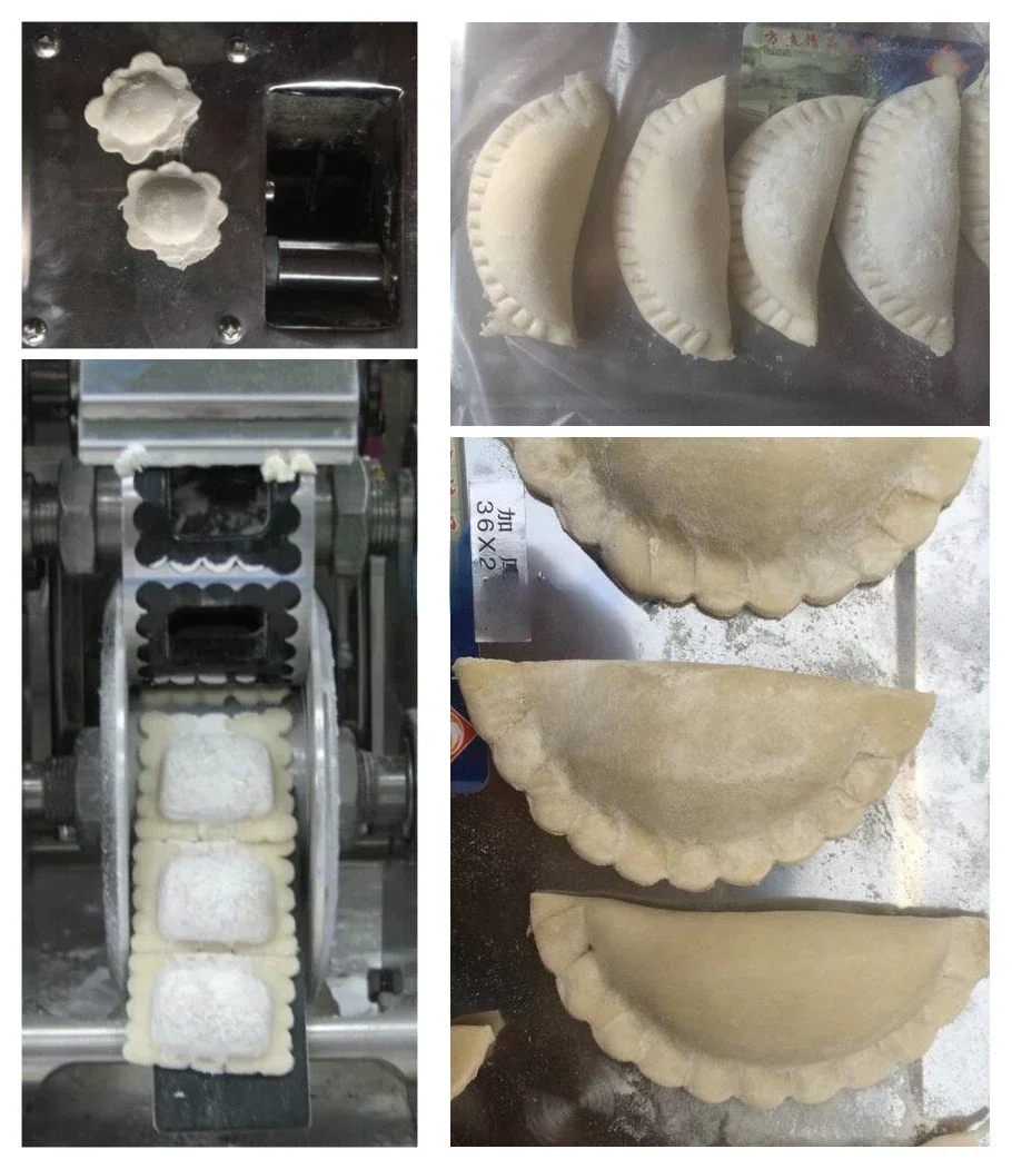 

Large Dumpling Forming Machine Empanada Maker Punjabi Momo Samosa Maker with 110V Motor for Kitchen