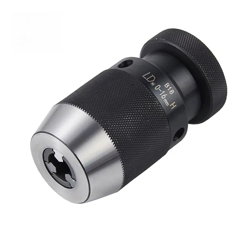 Automatic Locking Self-tightening Drill Chuck Keyless B10 B12 B16 B18 B22 Lathe Tools Toolhoder MTA MTB R8 C20 for Drill