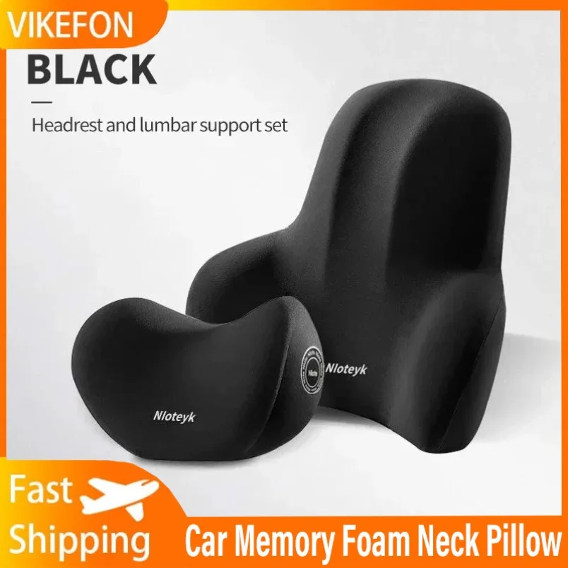 Universell Auto Memory Foam Nackenkissen Schutz Lendenwirbel Rückenlehne Kissen Lendenkissen Auto Kopfstütze Kissen